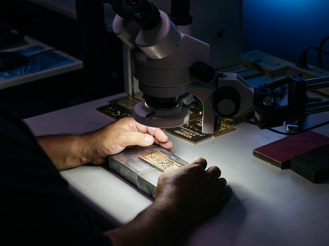 Custom Folder Brass Dies Are Custom-Made With Your Logo
