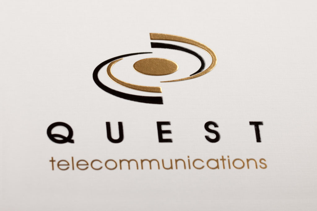 White Pocket Folder with logo