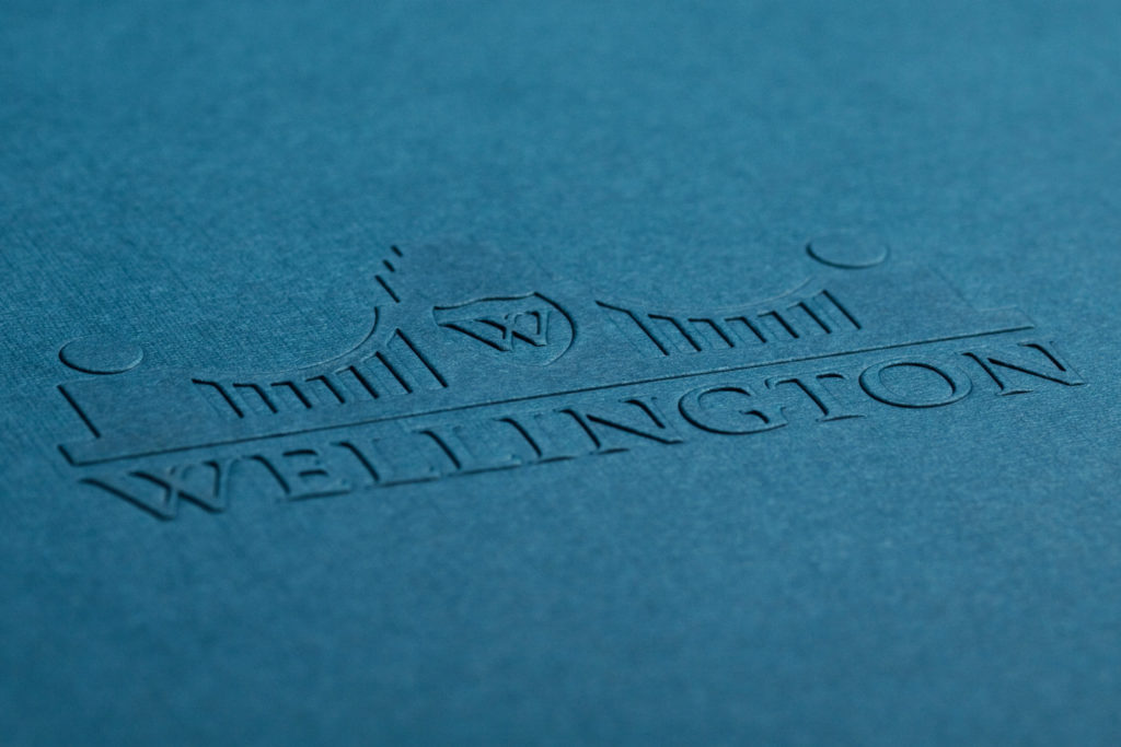 Blue Financial Pocket Folder