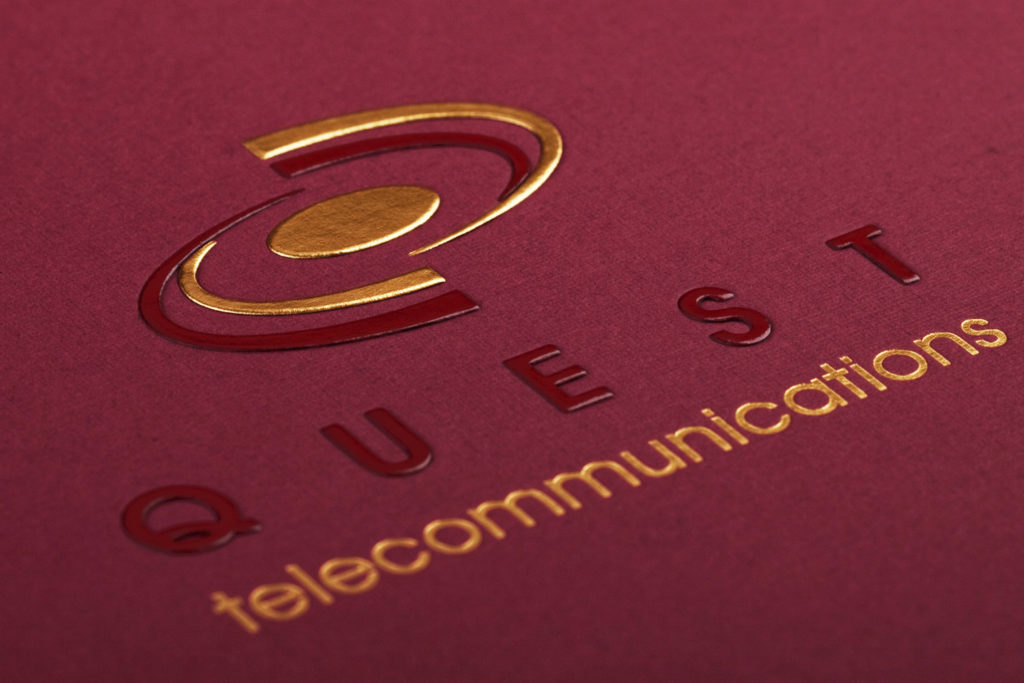 Burgundy Linen Folder