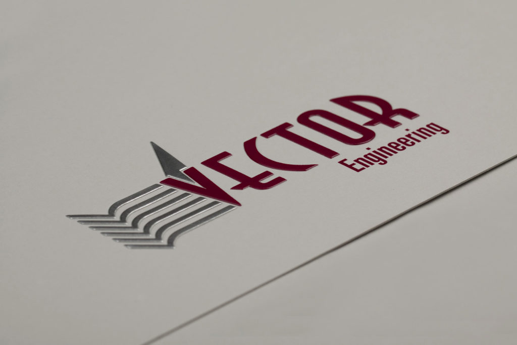 custom foil stamped folder