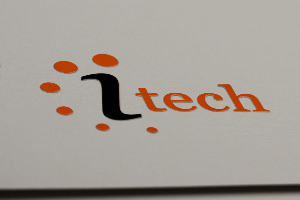 logo printed on tax folder